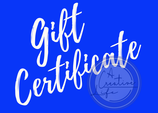 Gift Card for A Creative Life