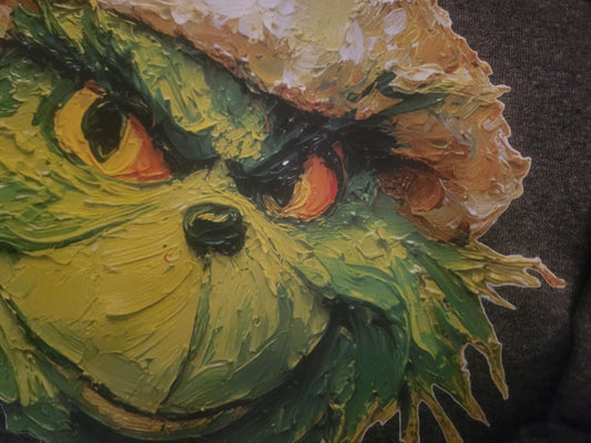 Hand Painted Green Trouble (customize)