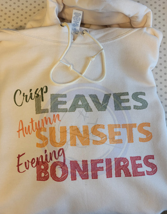 Leaves, Sunsets, Bonfires