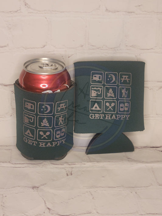 Get Happy - Can Koozie