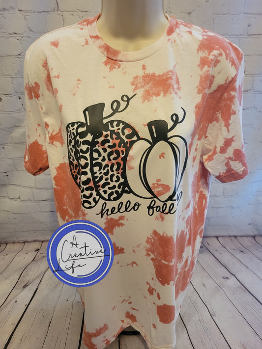 Hello Fall Pumpkins (bleached)