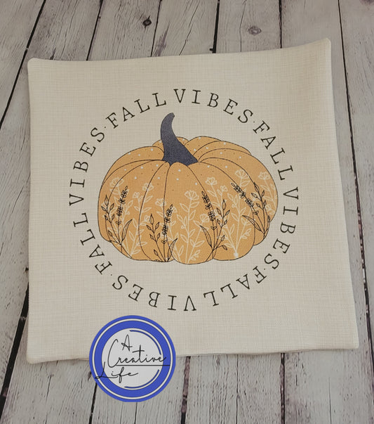 Fall Vibes Pillow Cover