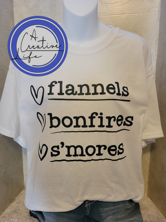 Flannels, Bonfires, S'mores