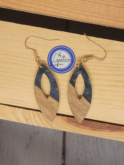 Wood Oval Drop