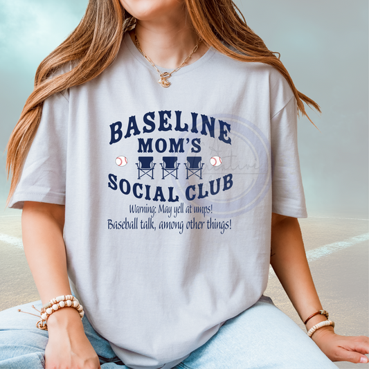 Baseball Baseline Social Club (customized)