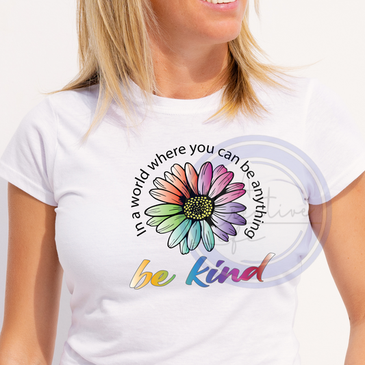 Be Kind Multicolor Daisy (customize)