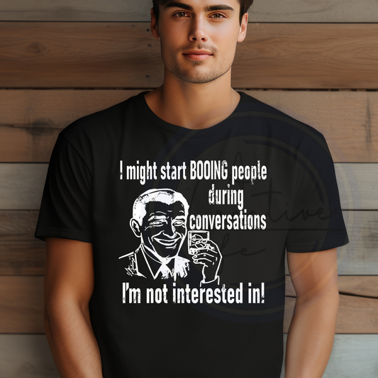 Might Start Booing - man (customize)