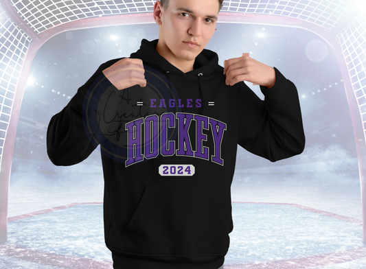 New Ulm Eagles Hockey Design 1536
