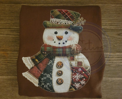 Patchwork Snowman (customize)