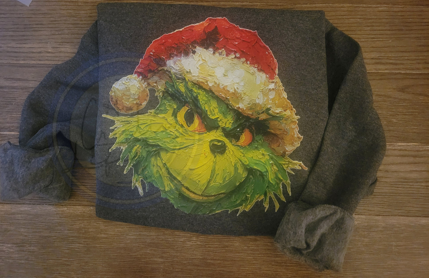 Hand Painted Green Trouble (customize)