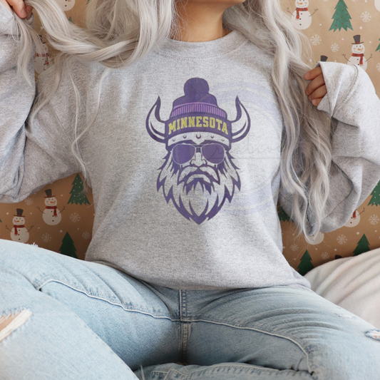 Retro MN Viking Head