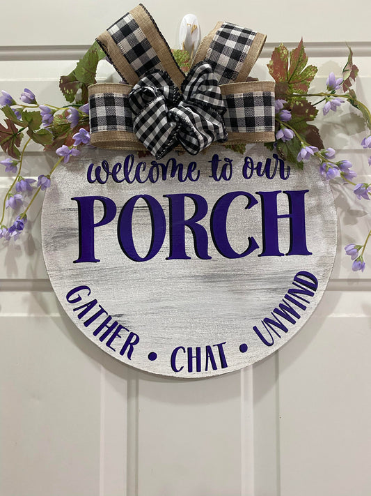 Welcome to our Porch