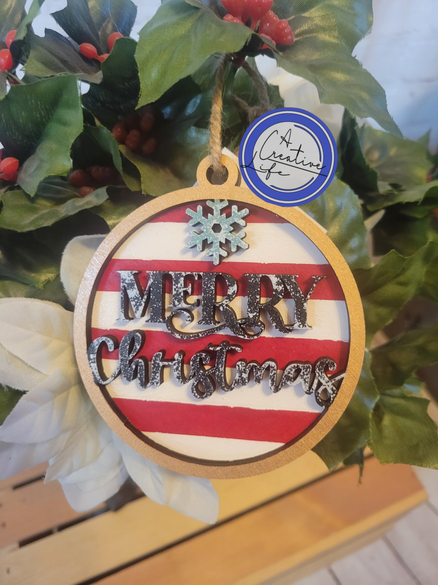 Merry Christmas Ornament