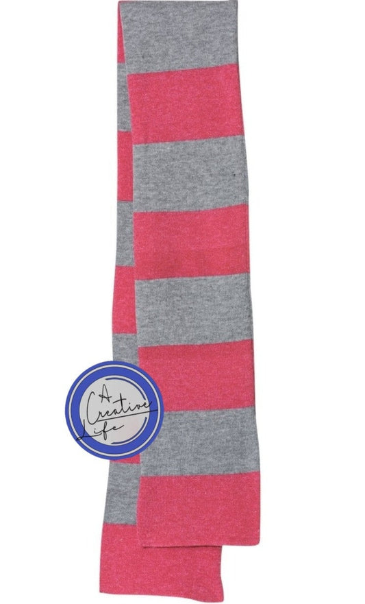 Striped Knit Scarf